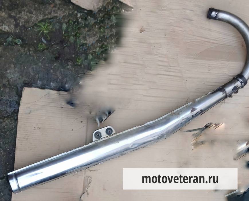 Глушитель + колено на мотоцикл Минск 3.112 фото