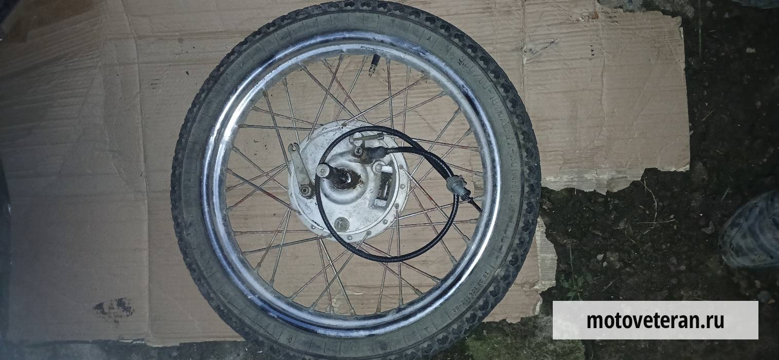 Переднее колесо на мотоцикл Минск 3.112 фото