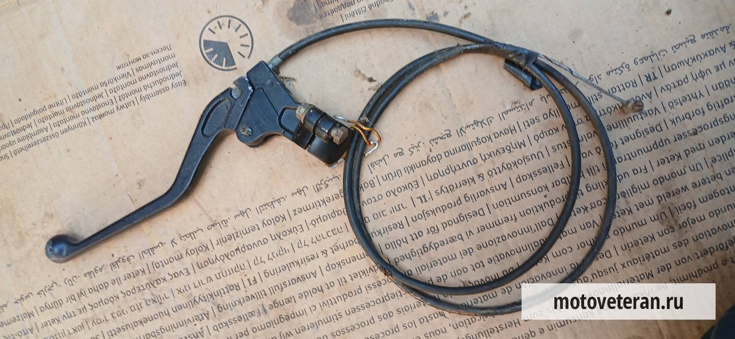 Ручка сцепления + тросик на мотоцикл Минск 3.112 фото