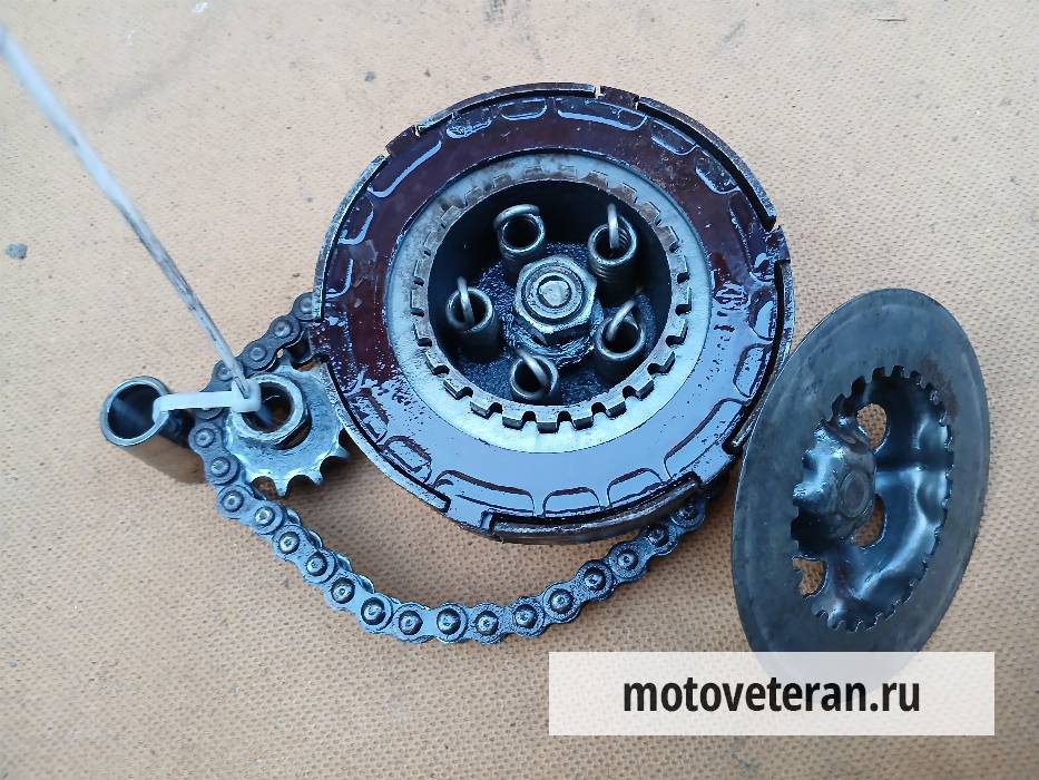 Купить Комплект сцепления + цепь + звездочка на мотоцикл Минск 3.112 в Беларуси