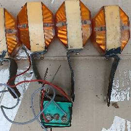 Изображение детали Комплект поворотников + реле поворотов на мотоцикл Минск 3.112